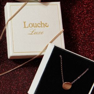 18ct Rose Gold Plated Single Disk Bracelet