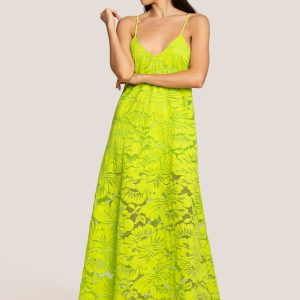 ABITO LUNGO CON INCROCIO BLOSSOM LACE