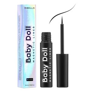Adhesive eyeliner for magnetic lashes Ribells Baby Doll - Black 6 ml