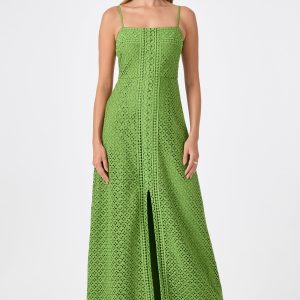 Akumi Sleeveless Lace Maxi Dress