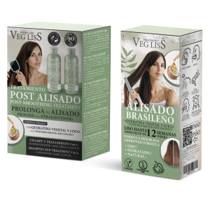 Alisado Brasileño de Keratina Vegetal + Kit Hidratante Post Alisado