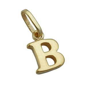 Anhänger, Buchstabe B, Gold 375