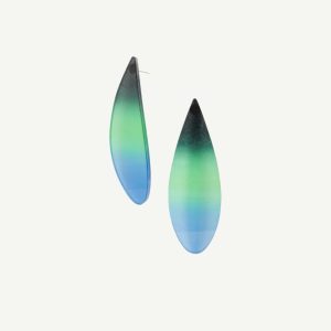 Aster Petals Earrings - Emerald