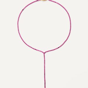 Billie Necklace - Cranberry