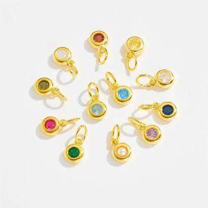 Birthstone Charm Pendants