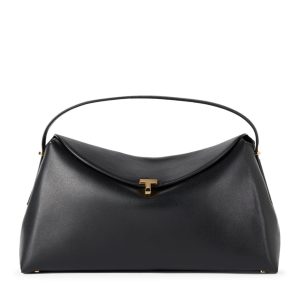 BORSA A MANO T-LOCK IN PELLE DI VITELLO LISCIA