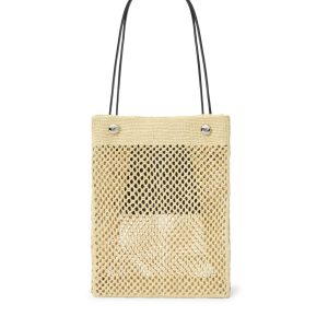 BORSA HOBO PEBBLE IN RAFIA