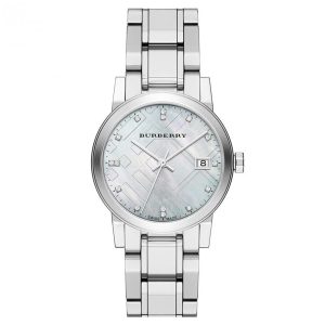 Burberry BU9125 The City Silver Dial Silver Women's Watch