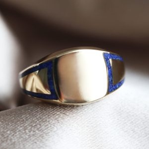 Chris gold inlay band - Ready to Ship