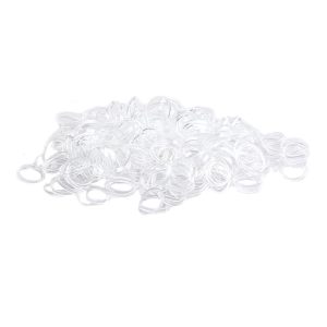 Cupio Invisible Hair Elastics Set of 300 - Clear