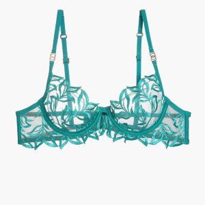 Embroidered Lace Bra