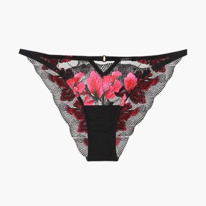 Embroidered Maple Leaf Panty