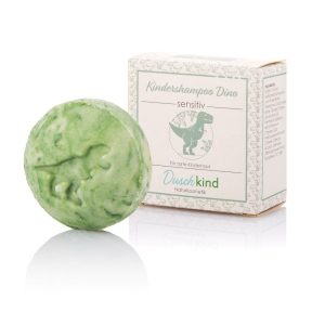 Festes Kindershampoo Dino tränenfrei 2in1 Haut und Haarpflege für kleine und große Abenteurer