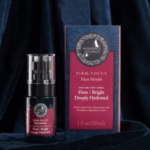 Firm-Focus Face Serum - Firms, Brightens, Hydrates Aging, Crepey Skin - Focused-Firming Formula with Cotton Tree, Zebrawood, Strawberry Begonia -...