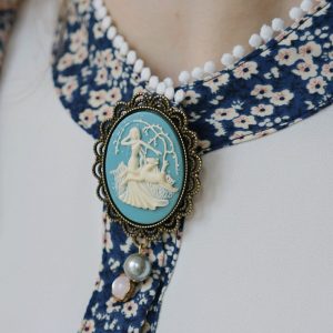 Forest Fairy Cameo Brooch