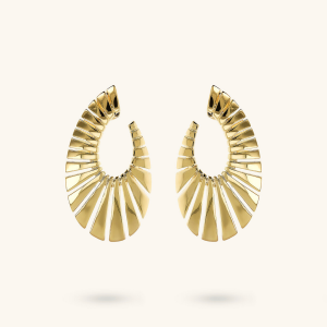 Graduated Cleopatra Drop Earrings