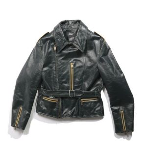 Green leather jacket