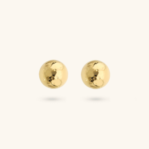 Hammered Stud Earrings