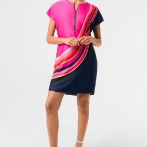 Hasil 2 Short-Sleeve Shift Dress