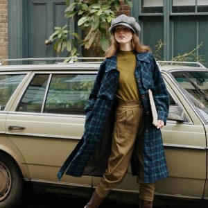 Highland Tartan Trench Coat