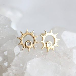 Isadora Sun Diamond Earrings