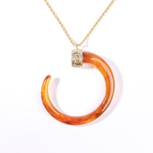 Kjl C Tusk On French Rope Chain