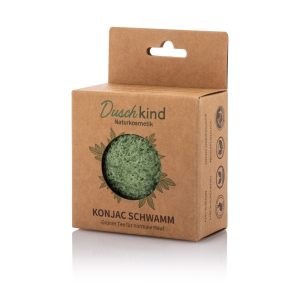 Konjac Schwamm Grüner Tee