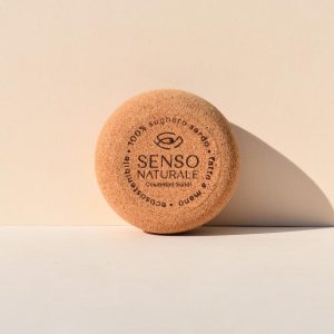 LARGE Sardinian cork container holds for SHAMPOO, CONDITIONER, FACE SCRUB
