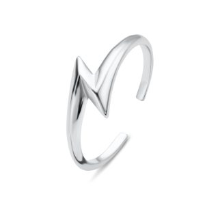 Lightning Bolt Open Ring