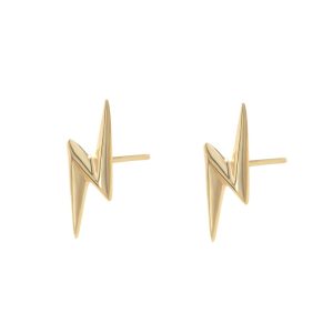 Lightning Bolt Stud Earrings