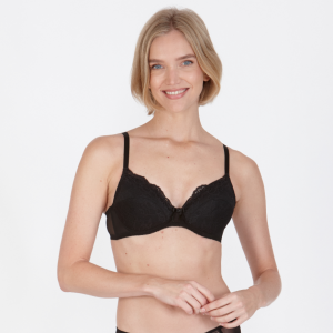 Orchid Noir High Apex Ultra Padded Non-Wired Bra