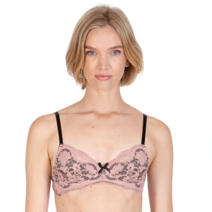 Rose Ink Tattoo Non-wired Removable Medium Padded Bra