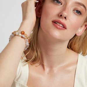 Louche Hope Natural Agate Bracelets