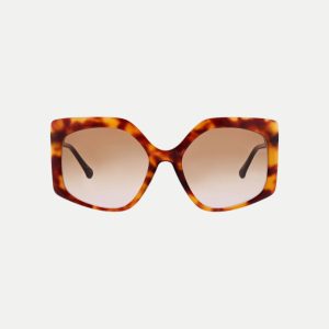 Marasusa Geometric Acetate Sunglasses