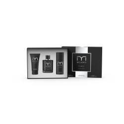 Milano Black Estuche Edt 100 ml + Aft + Desodorante