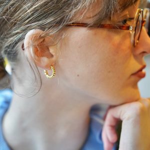 Mini Link Hoop Earrings