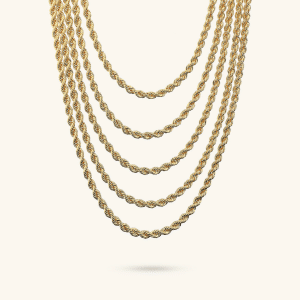 Multi-strand Graduated Maxi Chain Rope Necklace