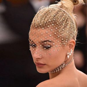 One-tier Stylish / European Style Wedding Veil Blusher Veils / Birdcage Veils with Crystals / Rhinestones Tulle dress to impress 2025 2025 - $24.99