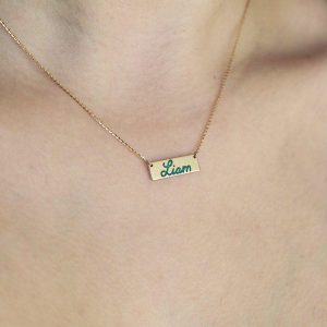 Personalized Bar Necklace, Name Bar Necklace