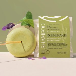 Phyto Solid Shampoo REGENERATING MAXI Format - Anti-Frizz for Curly Hair