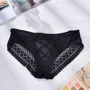 Plus Size Lace Triangle Panties