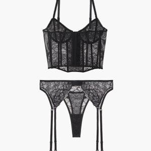 Push Up Corset Bra and Panty Sets