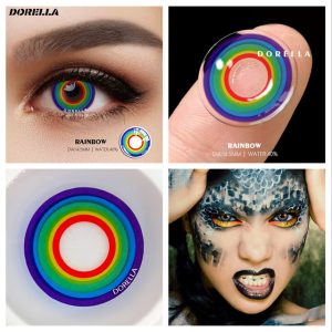 Rainbow Round Contact Lenses