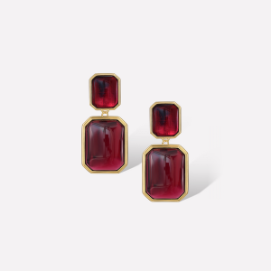 Red Velvet Earrings