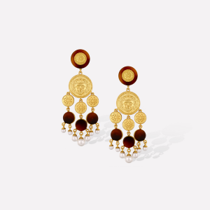 Retro Coin Tassel Earrings