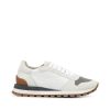 Runners in camoscio e tessuto techno con "Precious Toe"