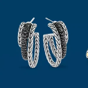 John Hardy artisanal jewels Shop pieces backed by Authenticity Guarantee.