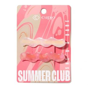 Set of 2 hair clips Cupio Summer Club - She's a Babe