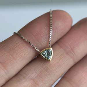 Simple Gold Birthstone Necklace