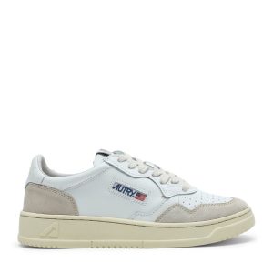 Sneaker Medalist bianca in pelle